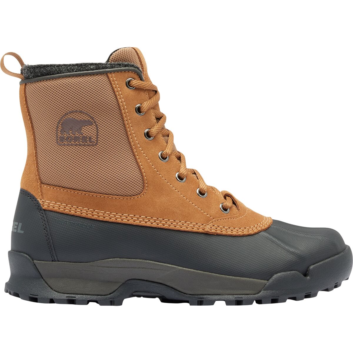 Image of SOREL Buxton Lite WP Boot - Men's Elk/Black, 11.0
