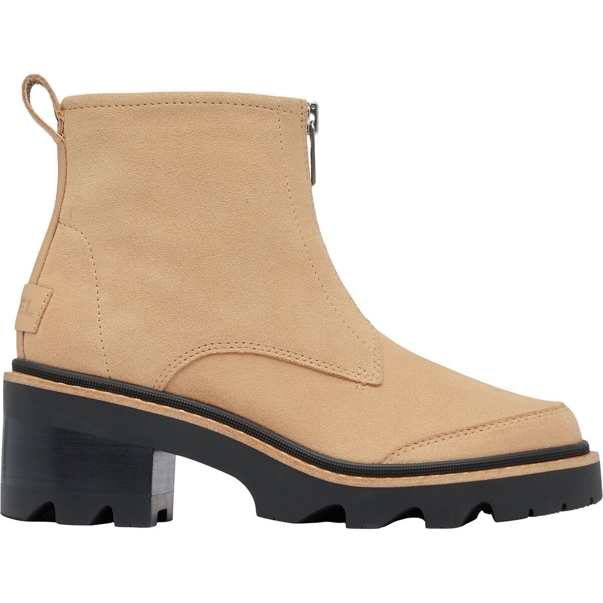 SOREL Joan Now Zip Boot - Women's Canoe/Black, 8.5