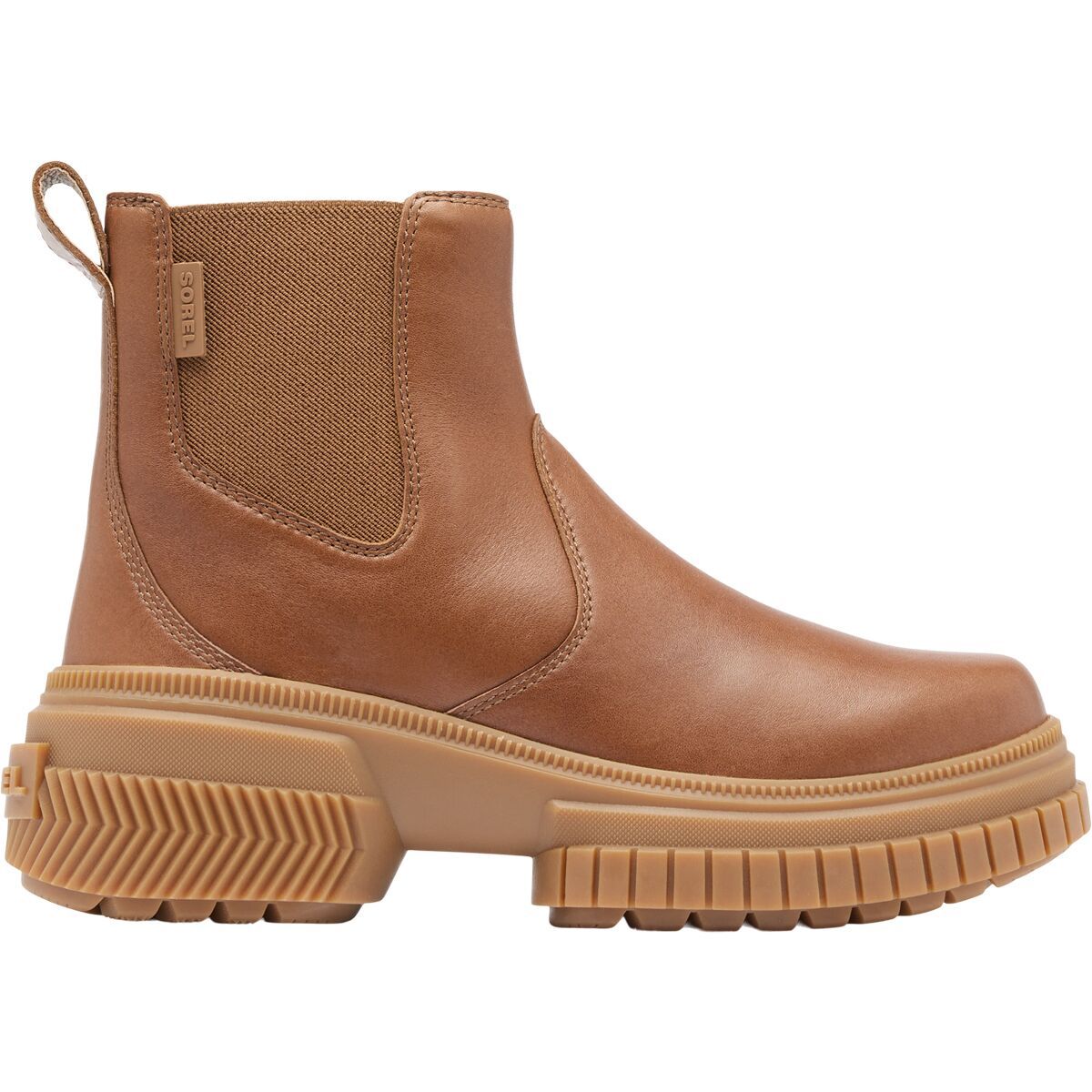 Image of SOREL Ona Ave Chelsea WP Boot - Women's Velvet Tan/Gum 2, 11.0