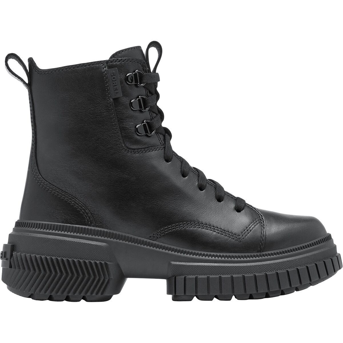 Image of SOREL Ona Ave Lace WP Boot - Women's Black/Black, 9.5