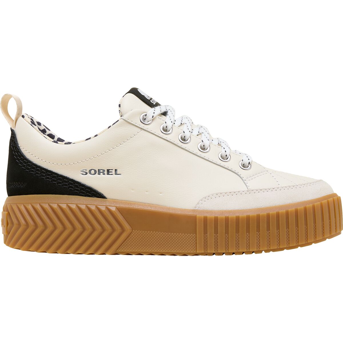 Image of SOREL Ona Ave Low Sneaker - Women's Chalk/Black, 7.5