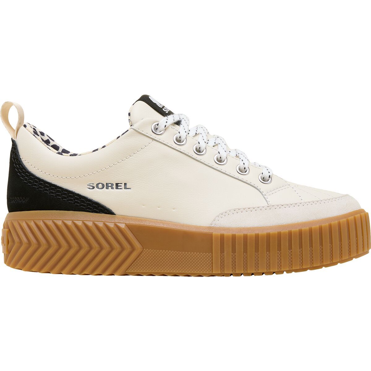 Image of SOREL Ona Ave Low Sneaker - Women's Chalk/Black, 10.0