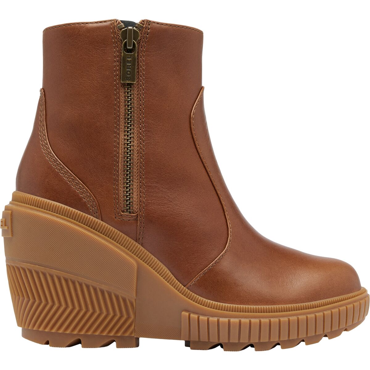 SOREL SOREL Ona Ave Zip Wedge Boot - Women's Velvet Tan/Gum 2, 9.0