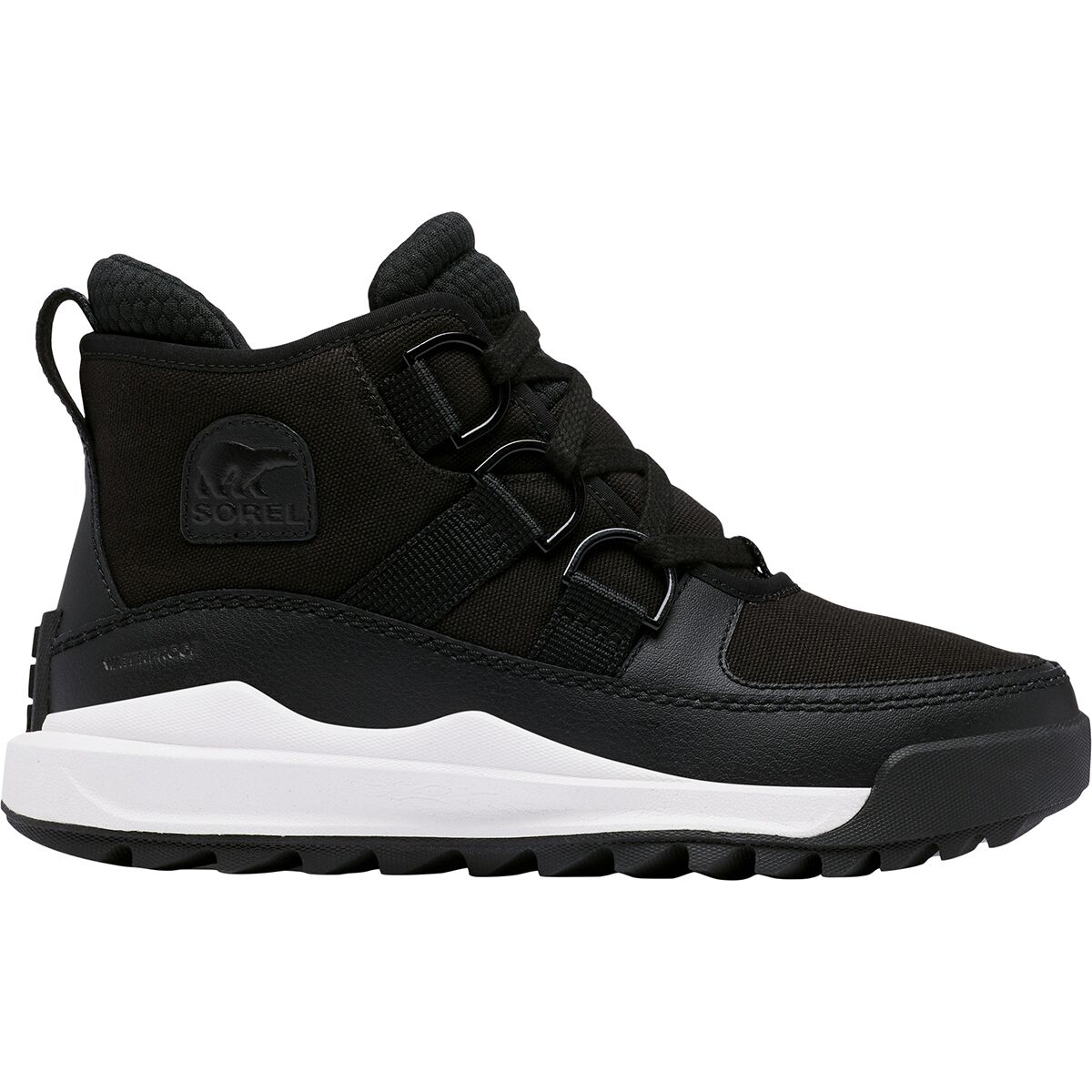 SOREL SOREL Ona Rmx Chukka WP Plus Boot - Women's Black/Sea Salt, 6.0
