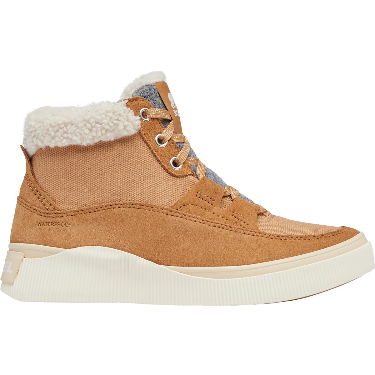 Image of SOREL Out N About IV Mid WP Sneaker - Women's Tawny Buff/Honey White, 8.0