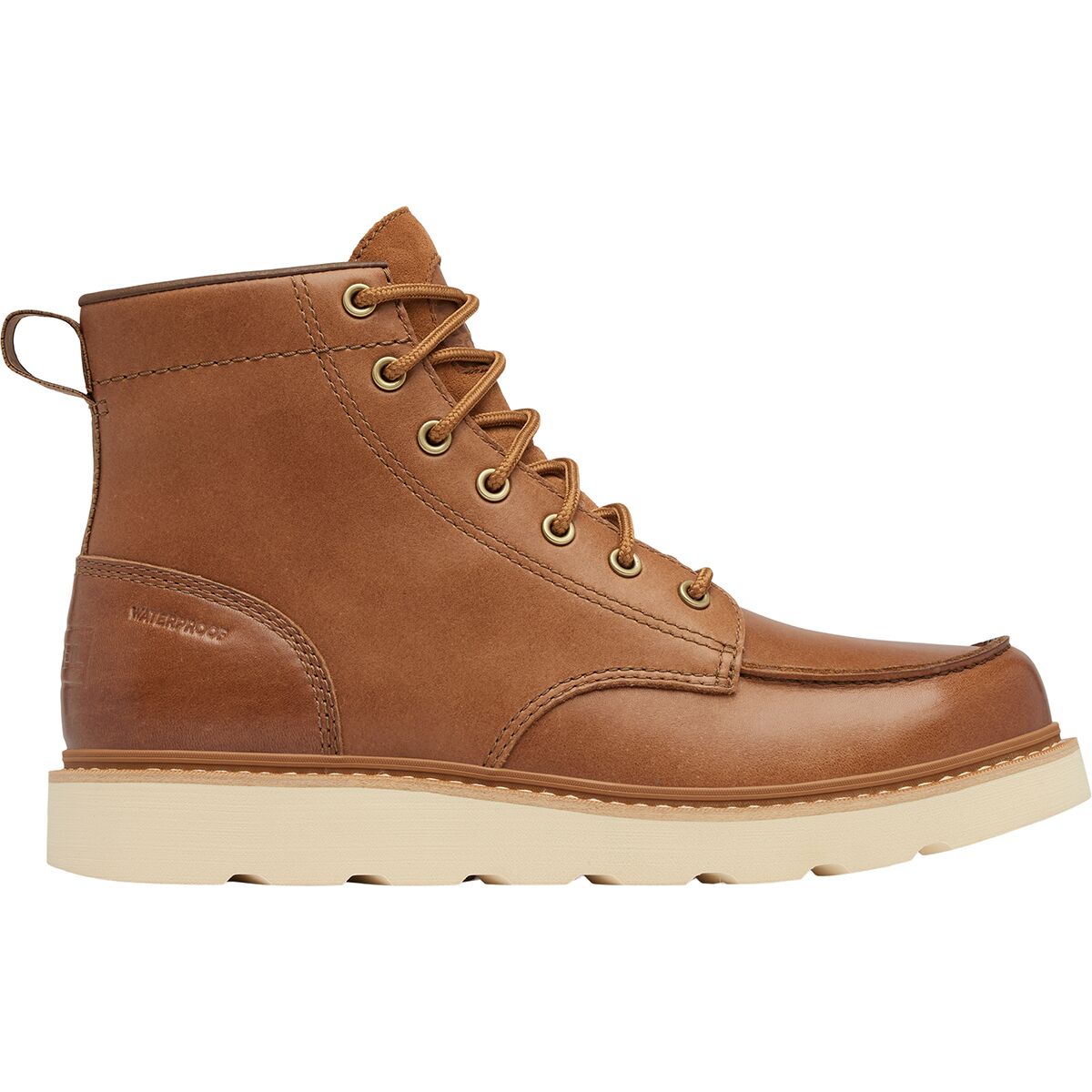 Image of SOREL Slabtown 62 Moc WP Boot - Men's Velvet Tan/Tobacco, 12.0