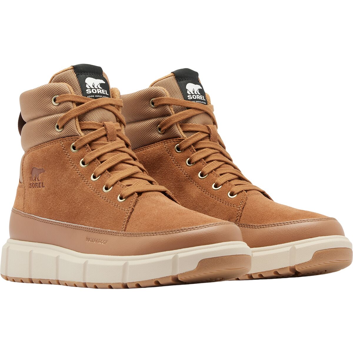 Sorel Men's Explorer(TM) Boot Dual Zip Waterproof Black/Jet 12 D (M)並行輸入