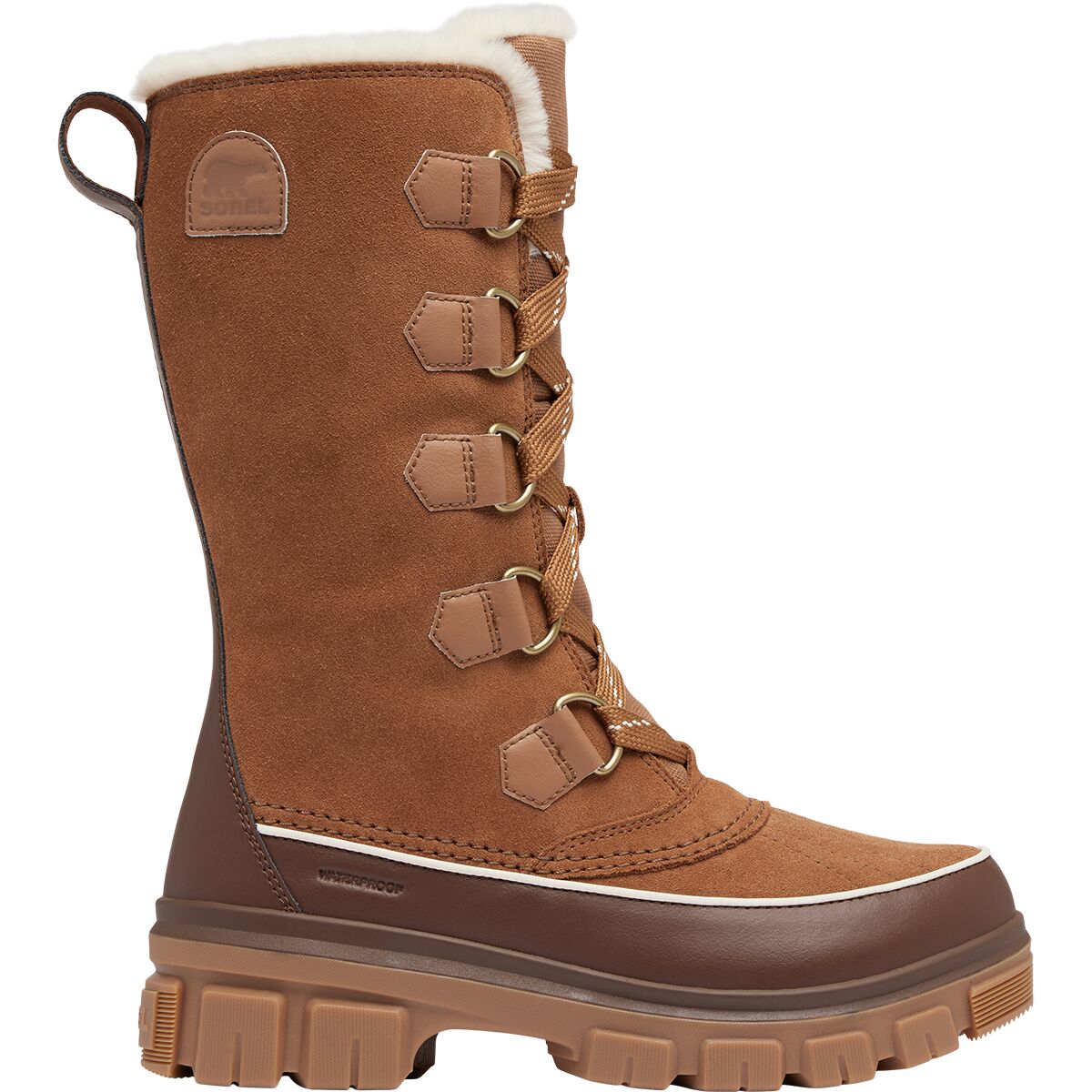Image of SOREL Tivoli V Tall Waterproof Boot - Women's Velvet Tan/Tobacco, 8.0