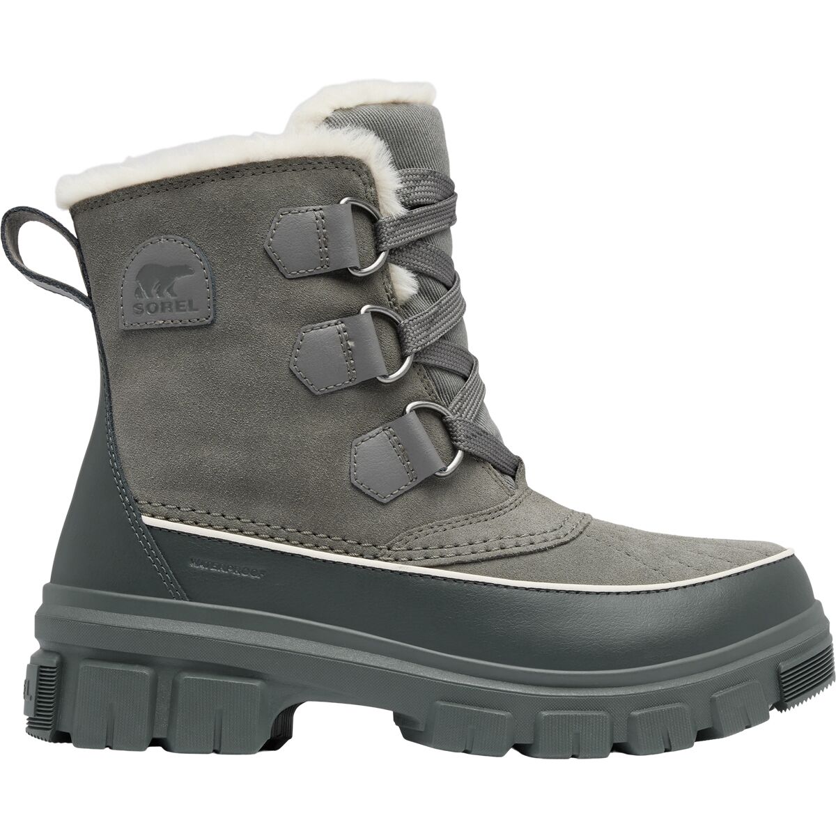 Image of SOREL Tivoli V Waterproof Boot - Women's Quarry/Grill, 6.0