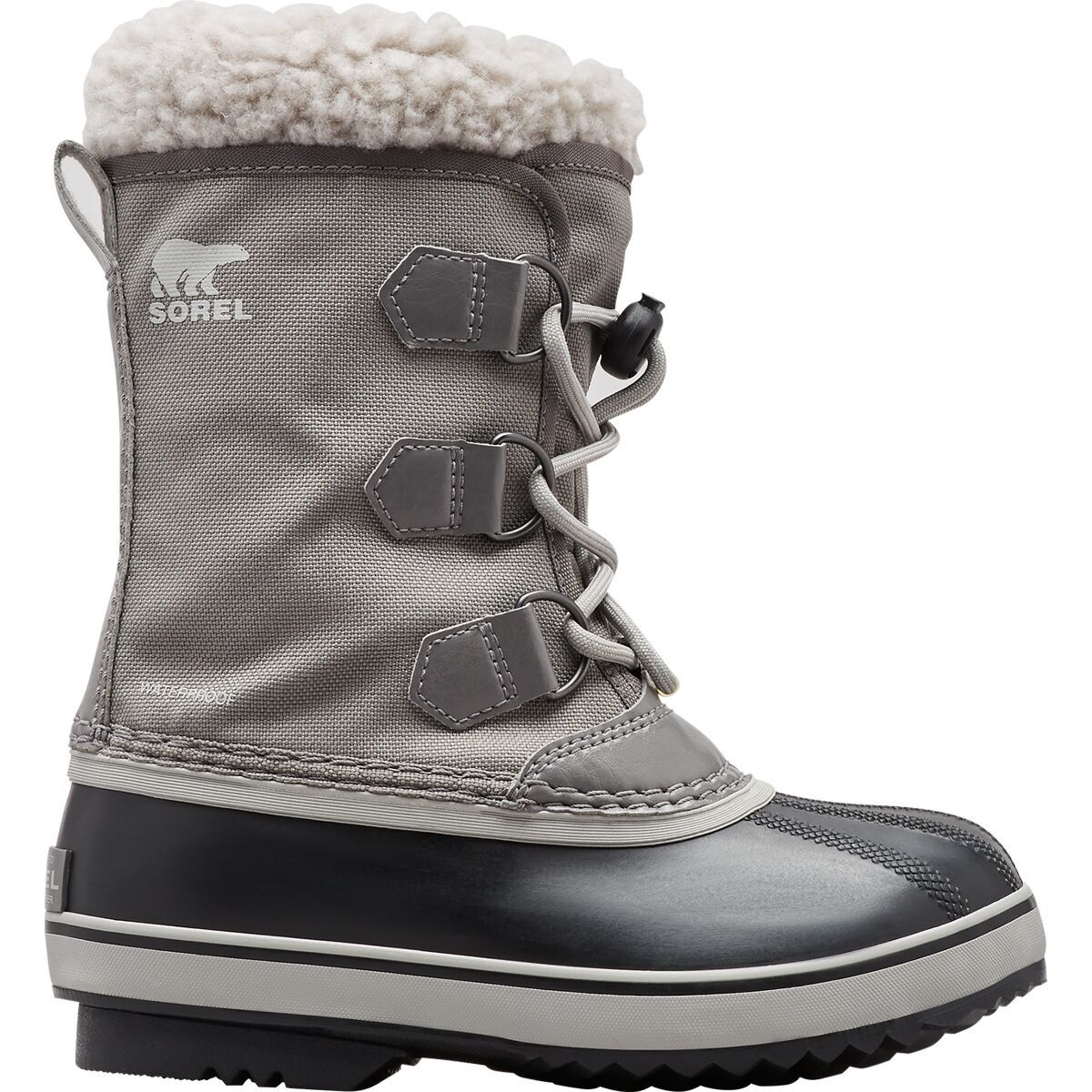 Image of SOREL Yoot Pac Nylon WP Boot - Kids' Quarry/Dove, 3.0