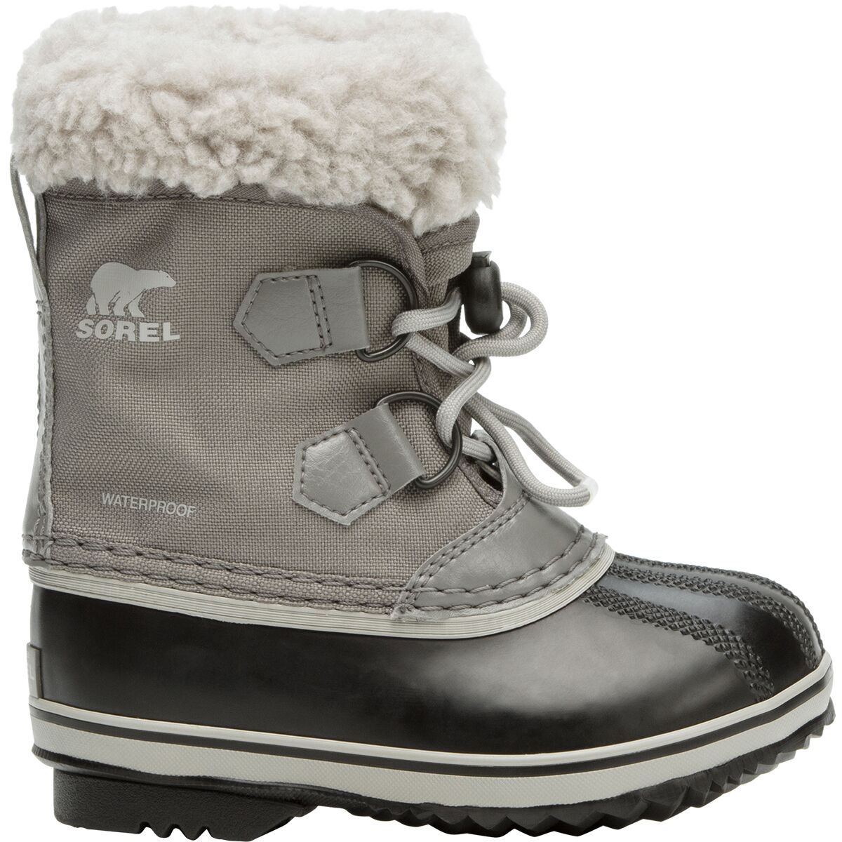 SOREL SOREL Yoot Pac Nylon WP Boot - Little Kids' Quarry/Dove, 10.0