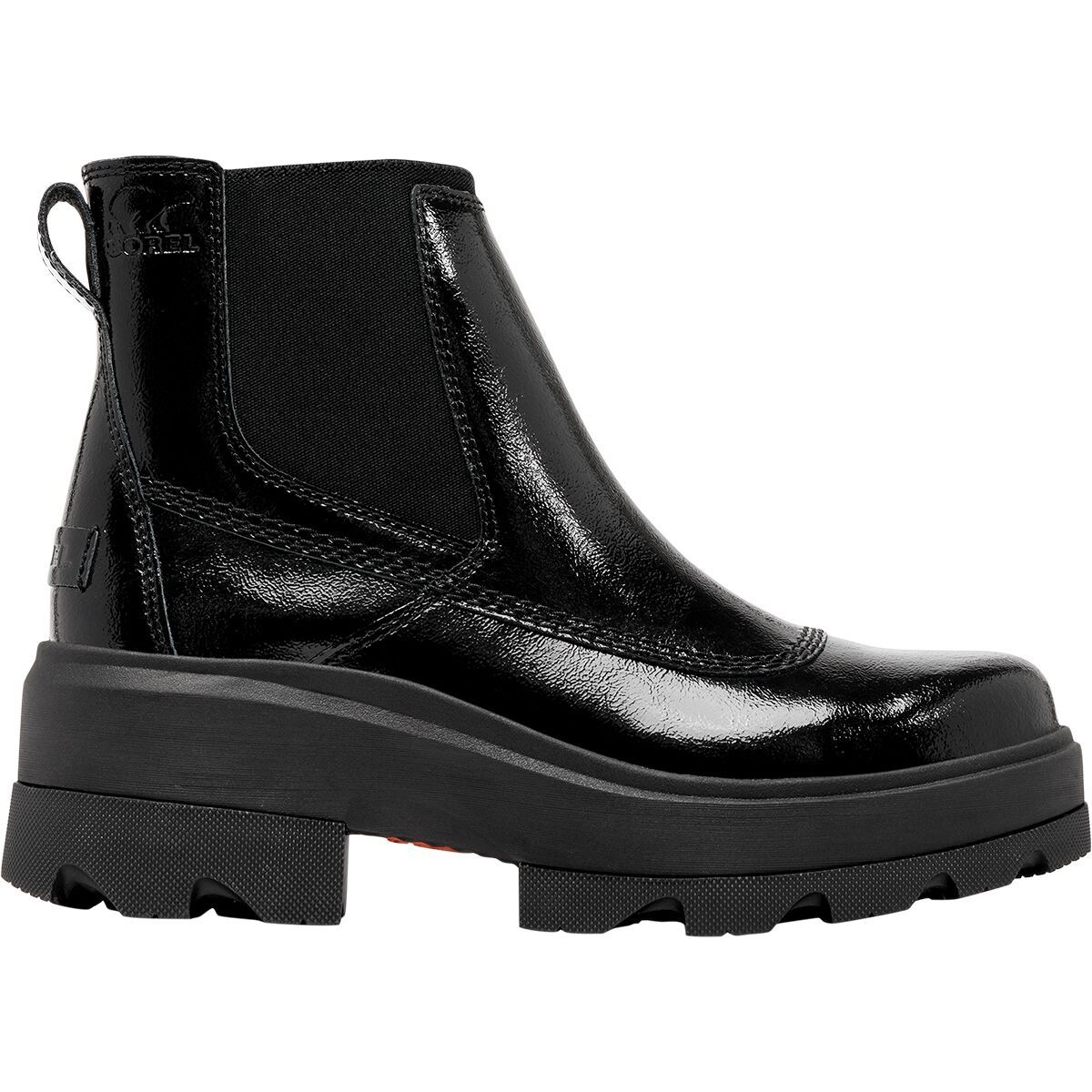 Image of SOREL Joan Frwd Chelsea Boot - Women's Black/Black, 6.0