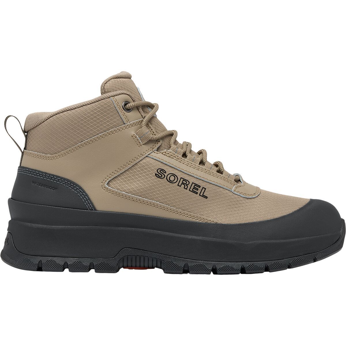 Image of SOREL Outing NW Mid WP Sneaker - Men's Khaki II/Jet, 10.5
