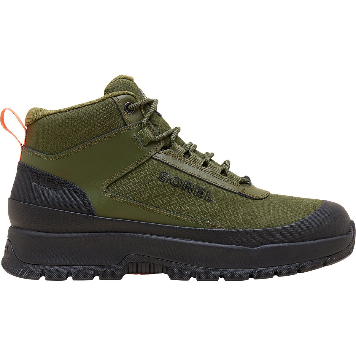 Image of SOREL Outing NW Mid WP Sneaker - Men's Utility Green/Black, 11.0