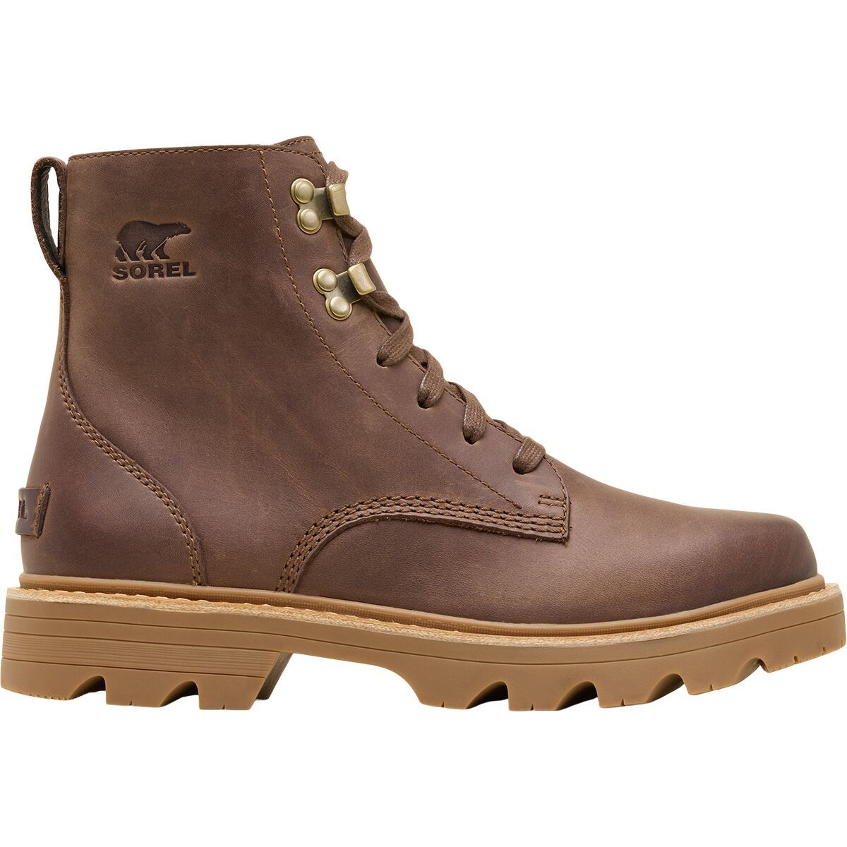 Image of SOREL Revel RD Lace WP Boot - Women's Tobacco/Gum 10, 7.5