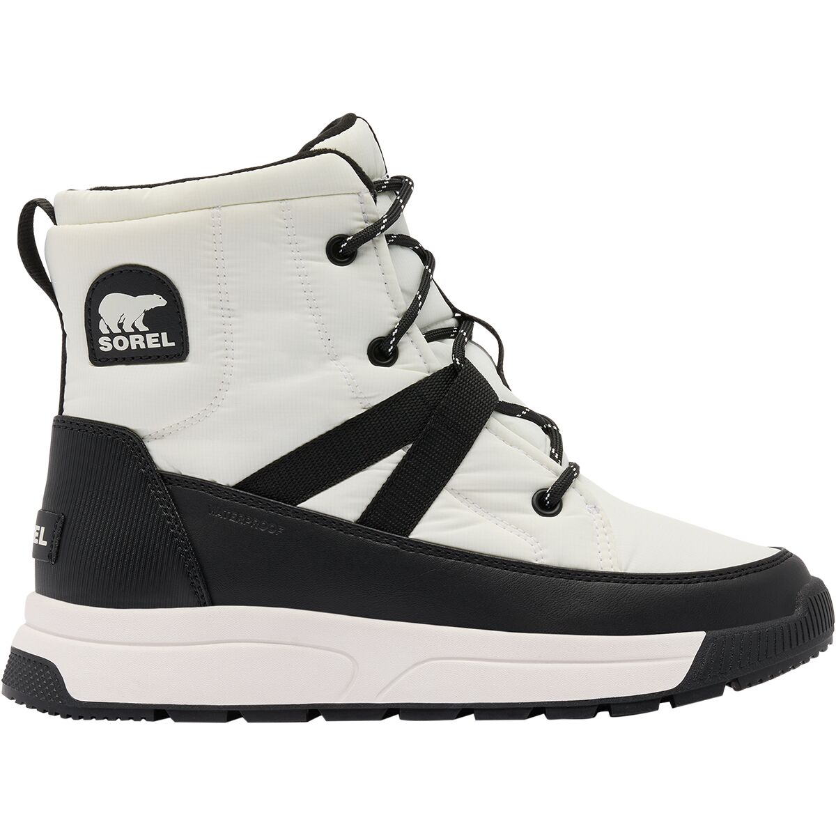 Image of SOREL Whitney III Mid WP Boot - Women's Sea Salt/Black, 8.0