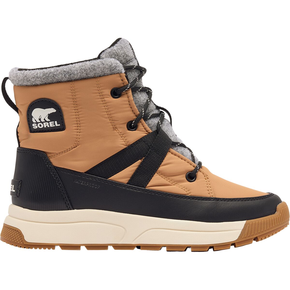 Image of SOREL Whitney III Mid WP Boot - Women's Tawny Buff/Black, 8.5