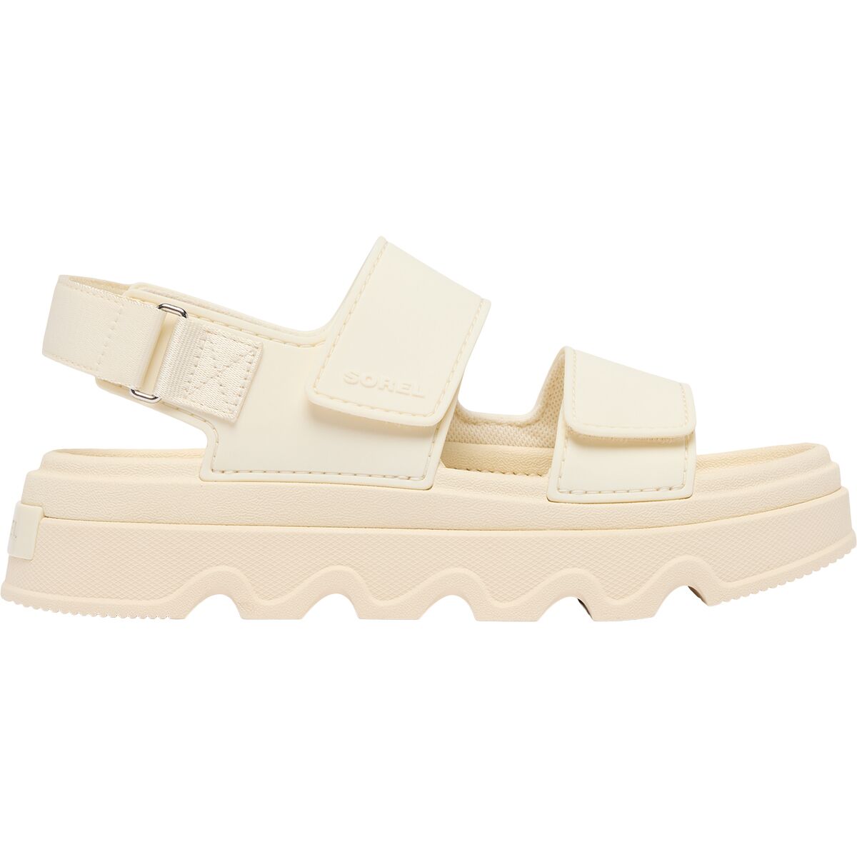 Image of SOREL Kinetic Sunchase Ankle Strap Sandal - Women's Chalk/Sea Salt, 9.0