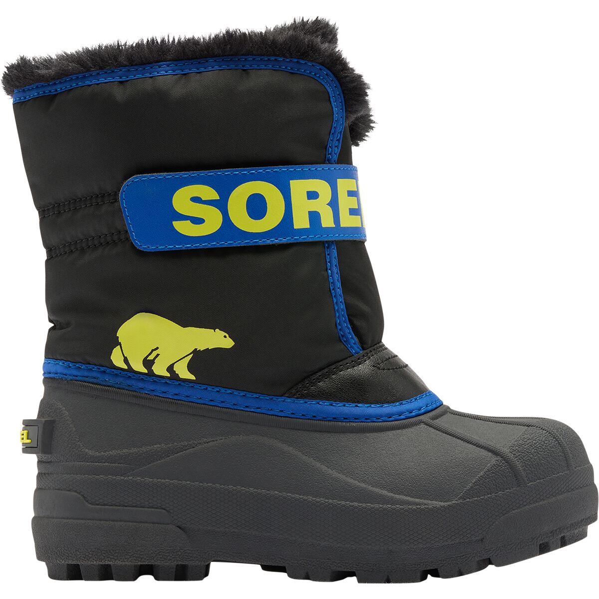 Image of SOREL Snow Commander Boot - Little Kids' Black/Azul, 13.0