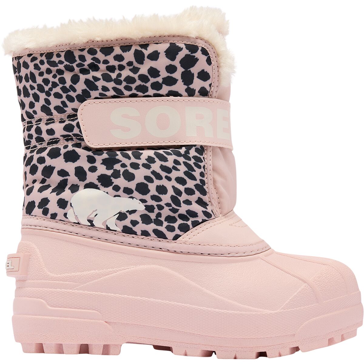 Image of SOREL Snow Commander Boot - Little Kids' Pink Salt/Pink Salt, 1.0