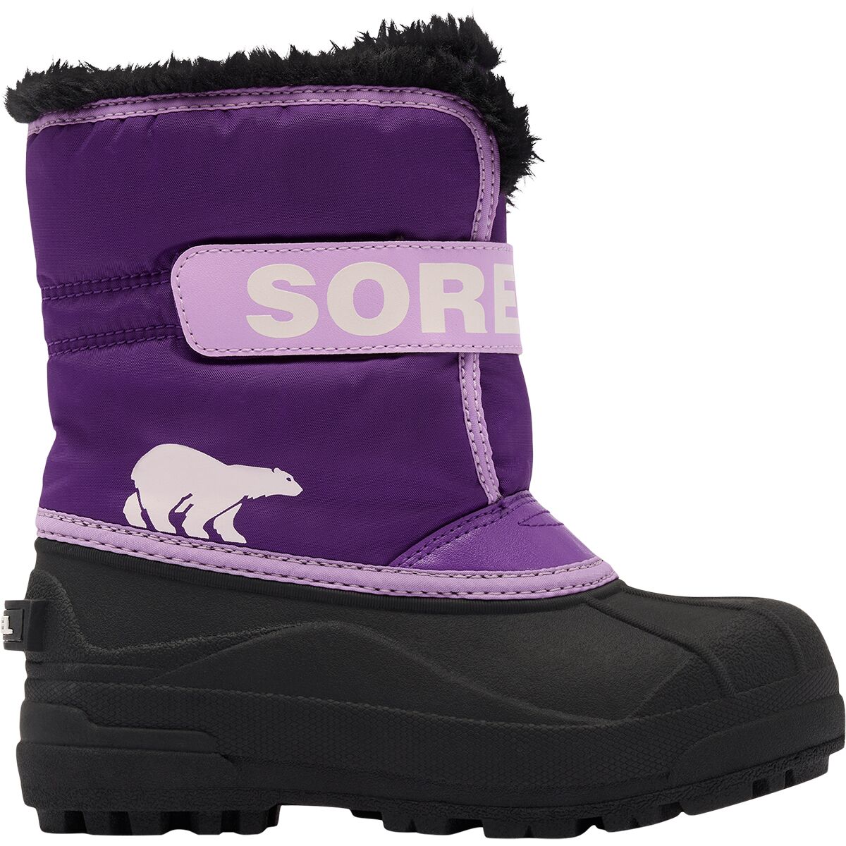 Image of SOREL Snow Commander Boot - Little Kids' Ultra Violet/Hydrangea, 12.0