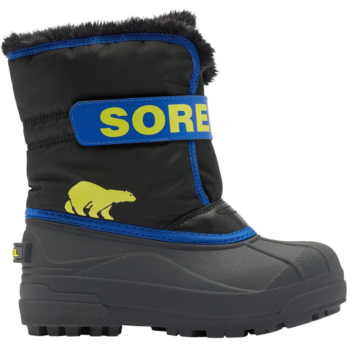 Image of SOREL Snow Commander Boot - Toddlers' Black/Azul, 6.0