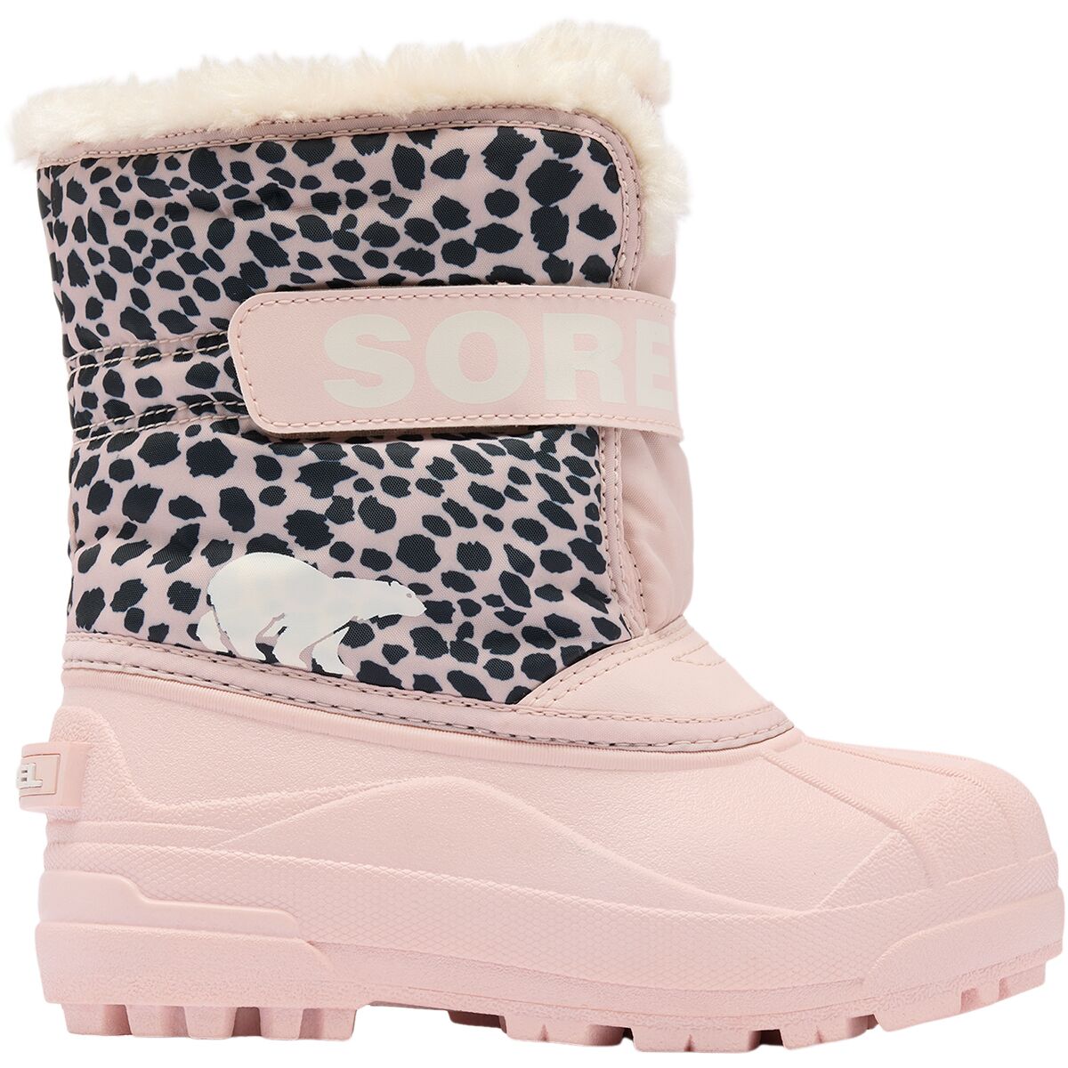 Image of SOREL Snow Commander Boot - Toddlers' Pink Salt/Pink Salt, 6.0