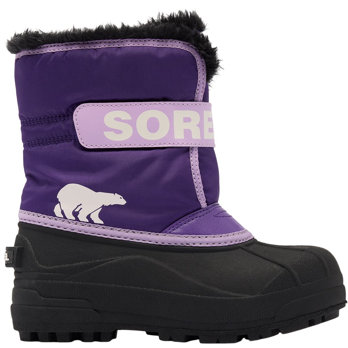 Image of SOREL Snow Commander Boot - Toddlers' Ultra Violet/Hydrangea, 7.0