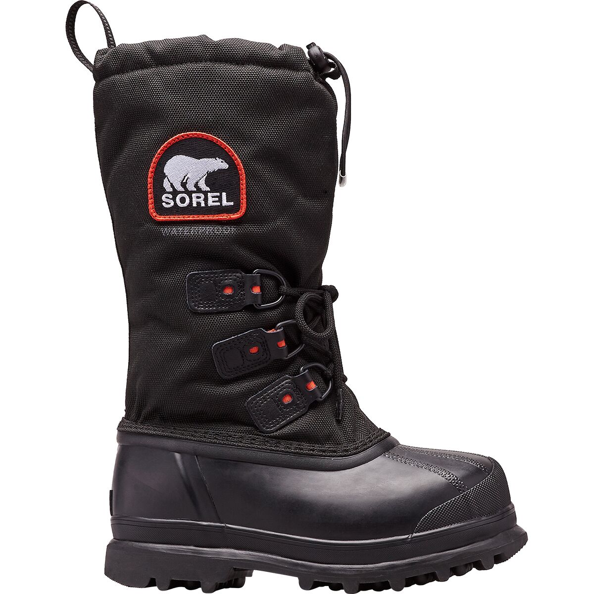 Image of SOREL Glacier XT Boot - Women's Black/Red Quartz, 7.0