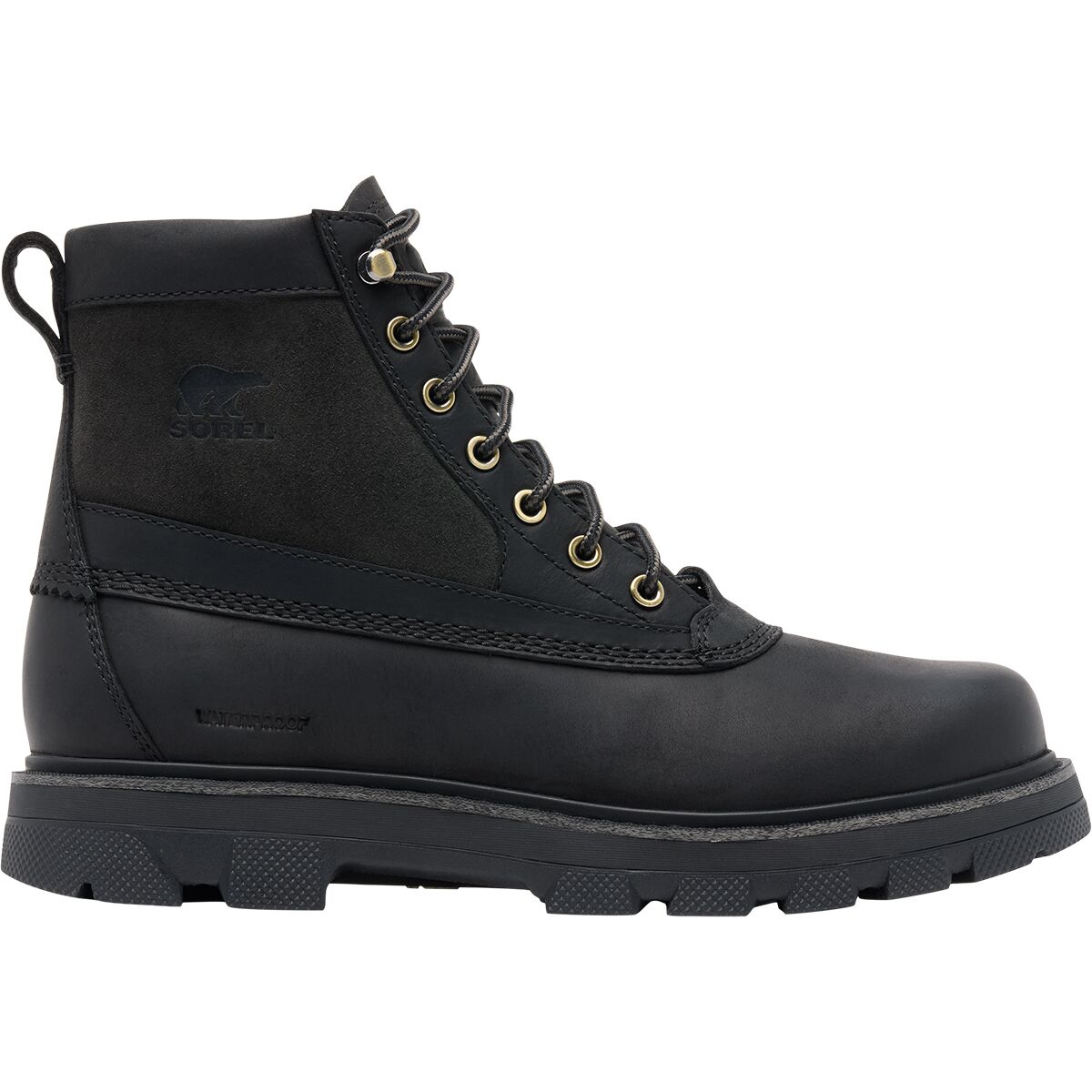 Image of SOREL Lark-47 WP Boot - Men's Black/Jet, 9.0