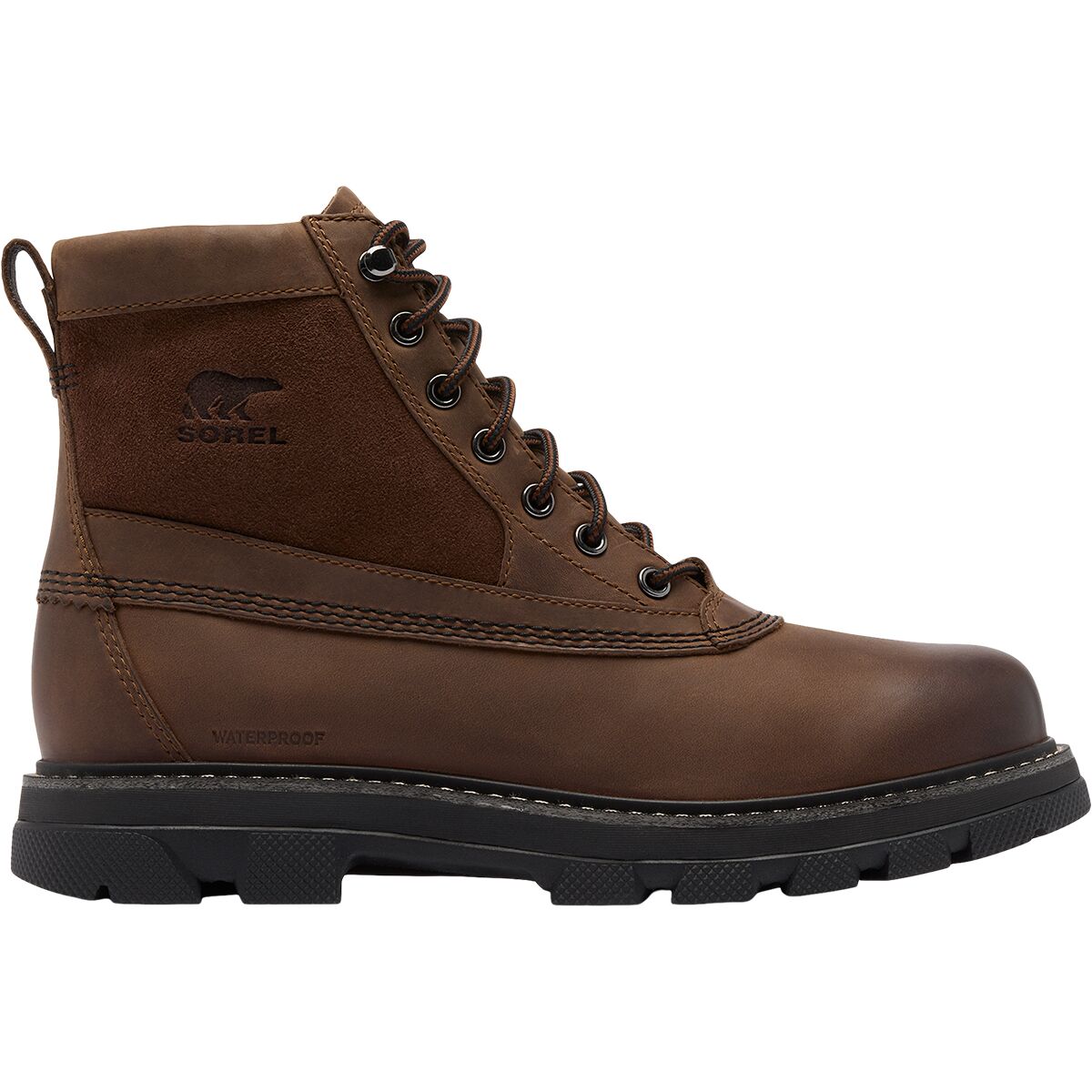 Image of SOREL Lark-47 WP Boot - Men's Tobacco/Black, 8.0