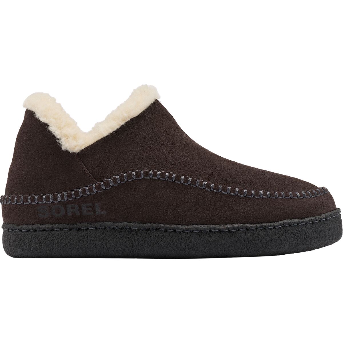 Image of SOREL Manawan III Slipper - Men's Blackened Brown/Jet, 9.0