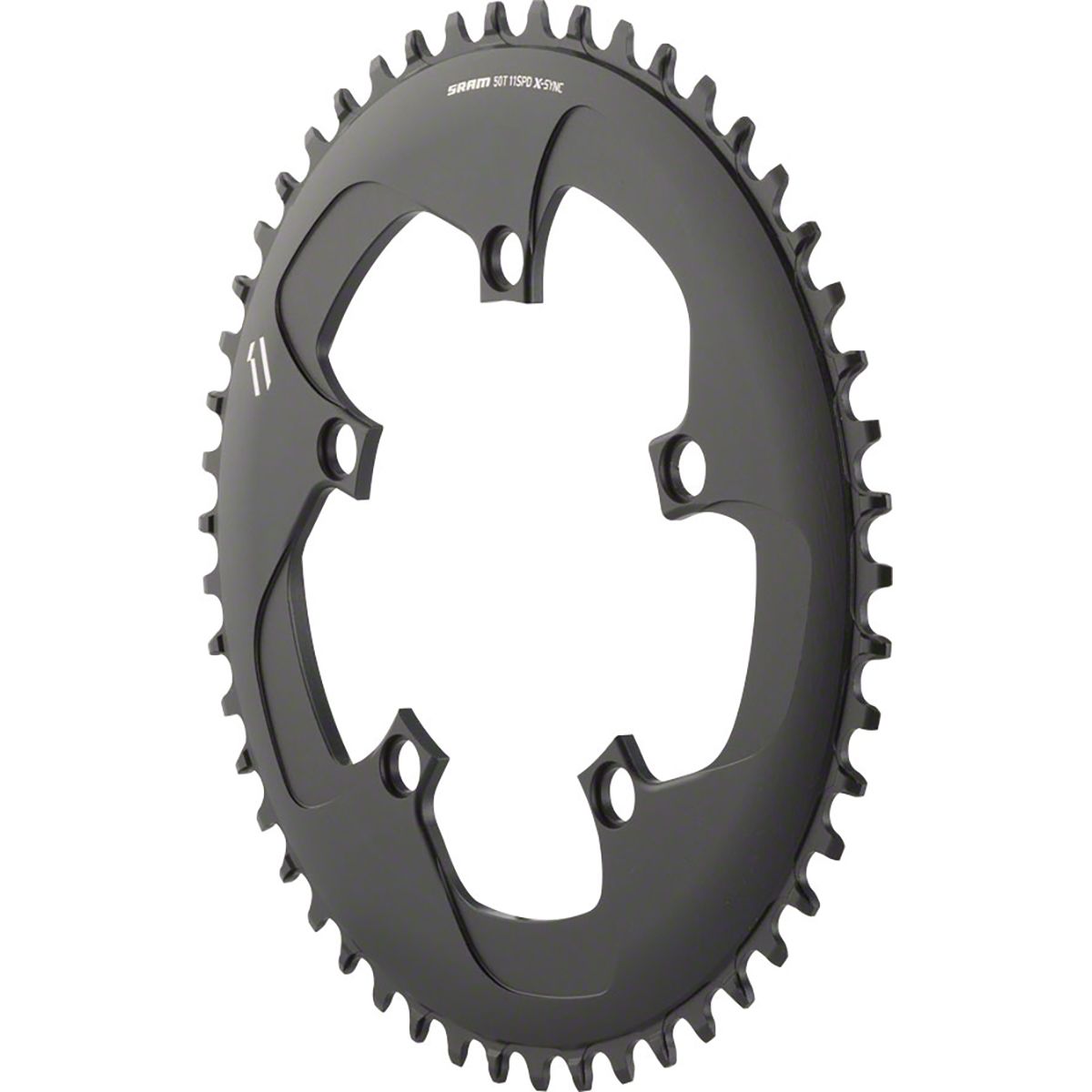 Image of SRAM Force 1 X-Sync 11-speed Chainring - 2024 Black, 42T x 110BCD