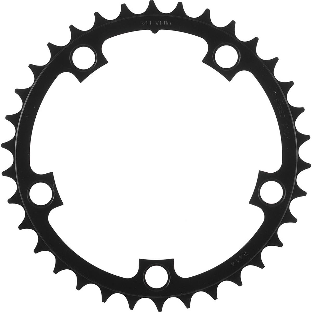 SRAM SRAM Powerglide Road Chainring - 10-Speed Black, 34T, V1, 110 BCD