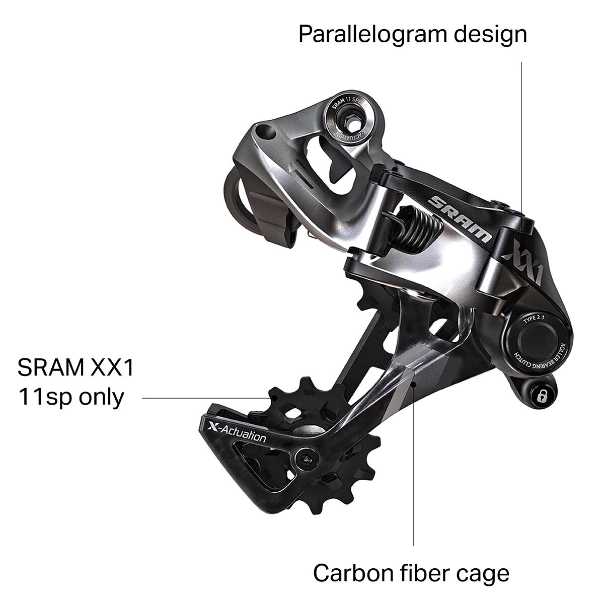 SRAM XX1 2.1 Rear Derailleur - Bike