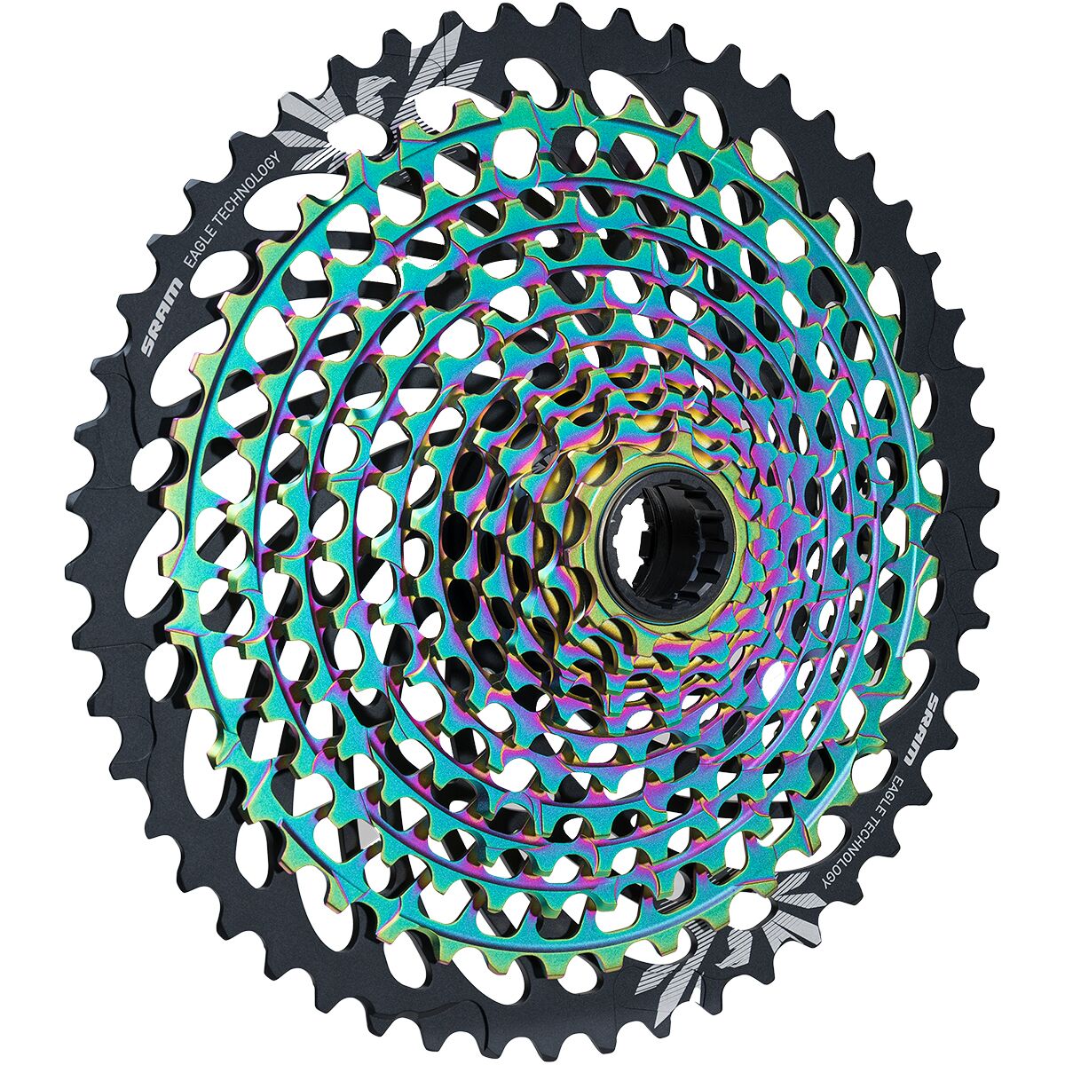 Image of SRAM XG-1299 XX1 Eagle 12-Speed Cassette Rainbow, 10-52t, Gen 3