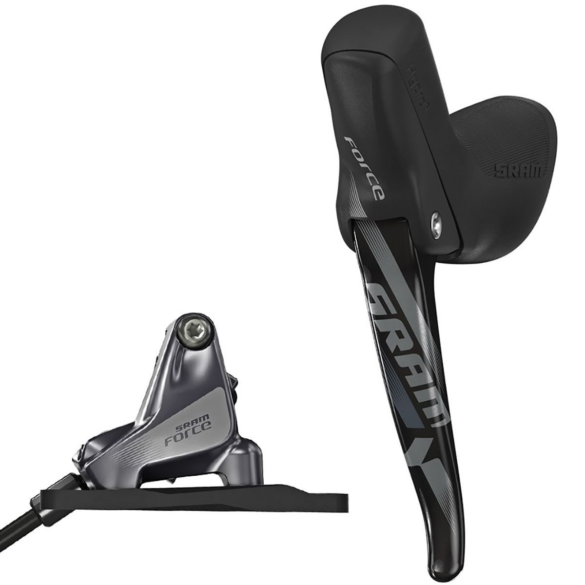 Image of SRAM Force 1 Shifter & Hydraulic Disc Brake Set - Flat Mount One Color, Front/Rear Set