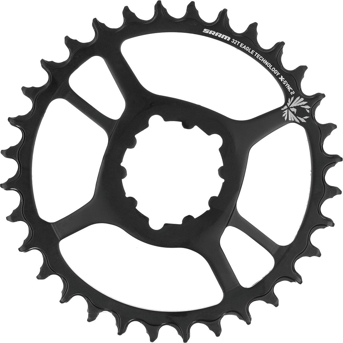 Image of SRAM X-Sync 2 Steel Direct Mount Chainring - Boost Black, 32T, 3mm Offset
