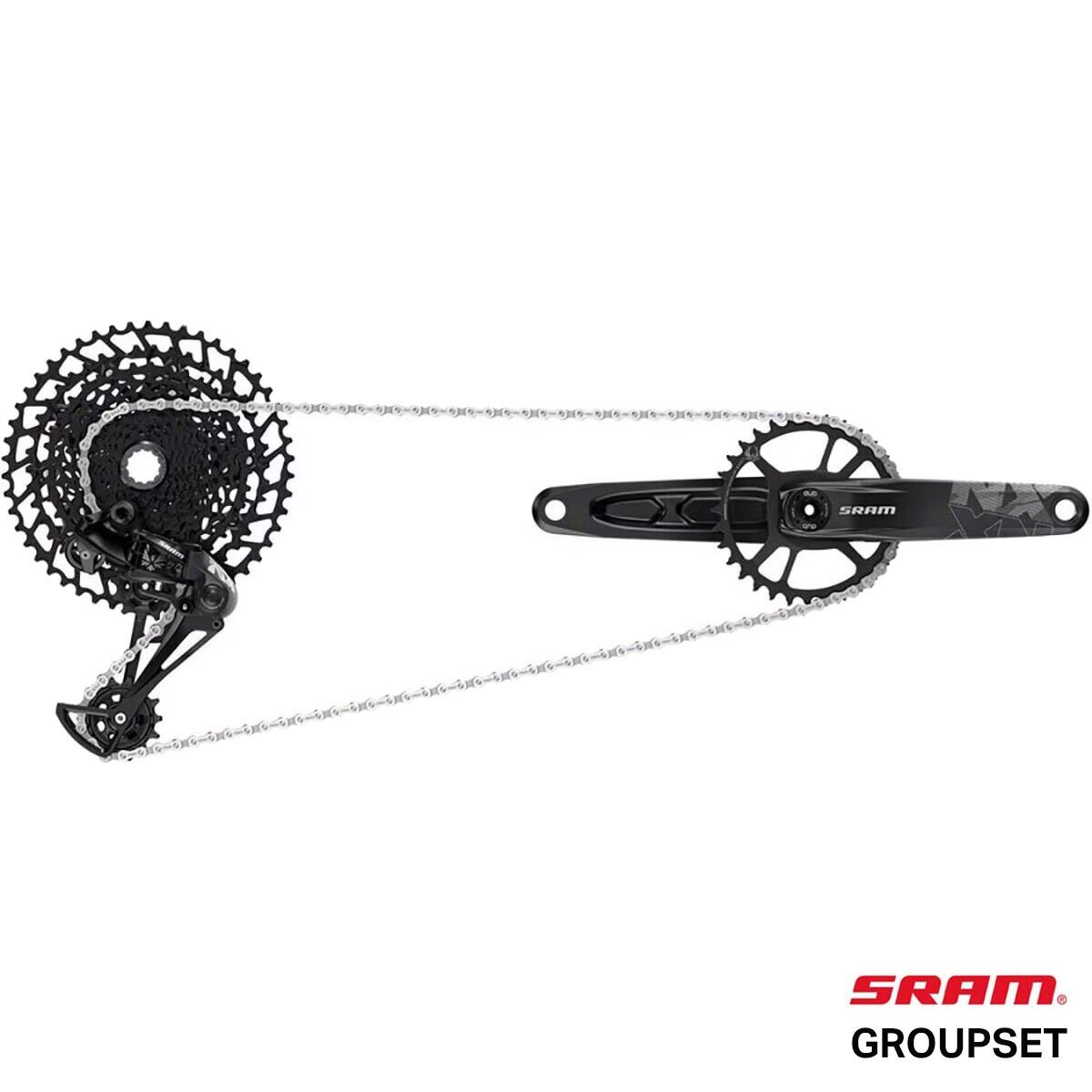 Image of SRAM NX Eagle DUB Groupset Black, 175mm/32T