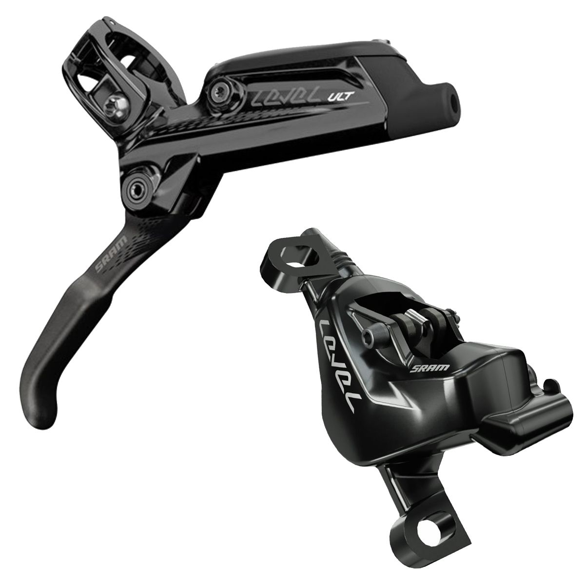 Image of SRAM Level Ultimate Disc Brake Black Anodized, Rear, 2000mm