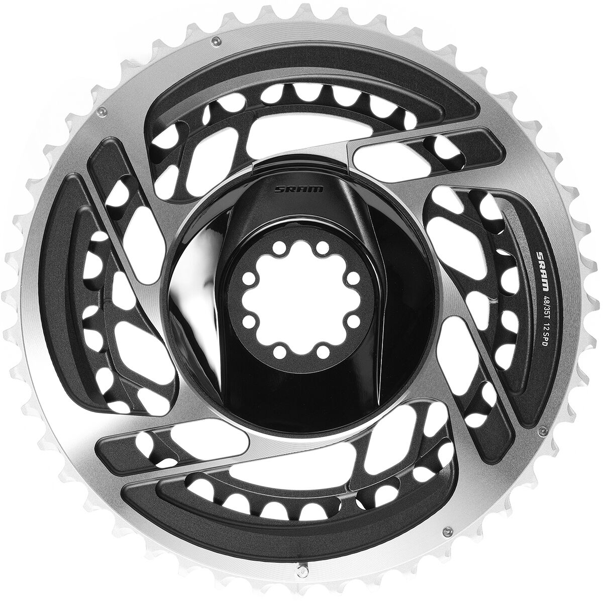 SRAM SRAM Red 12-Speed Chainrings - 2024 Polar Grey, 50/37T