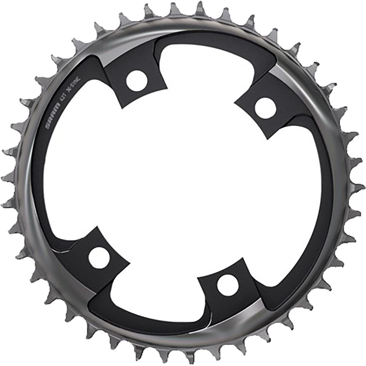 Image of SRAM X-Sync Road Chainring Blast Black, 46t