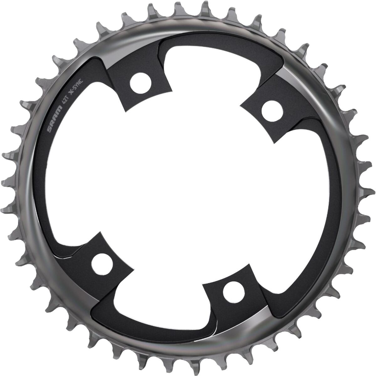 Image of SRAM X-Sync Road Chainring Polar Grey, 44t