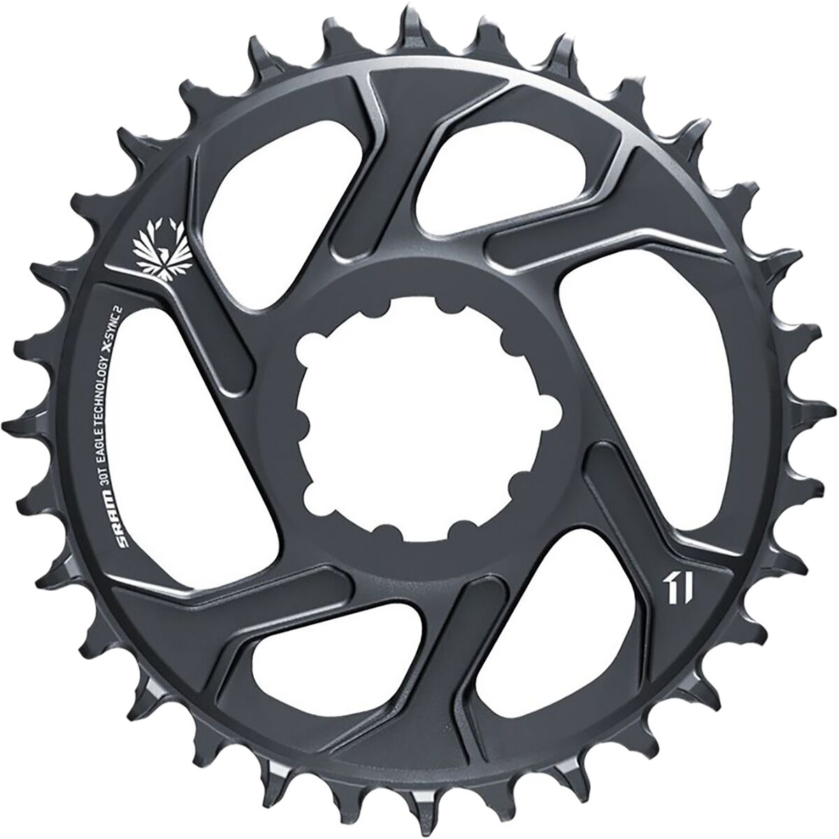 Image of SRAM X-Sync 2 SL Direct Mount Chainring Lunar Grey, 32T, 6mm Offset