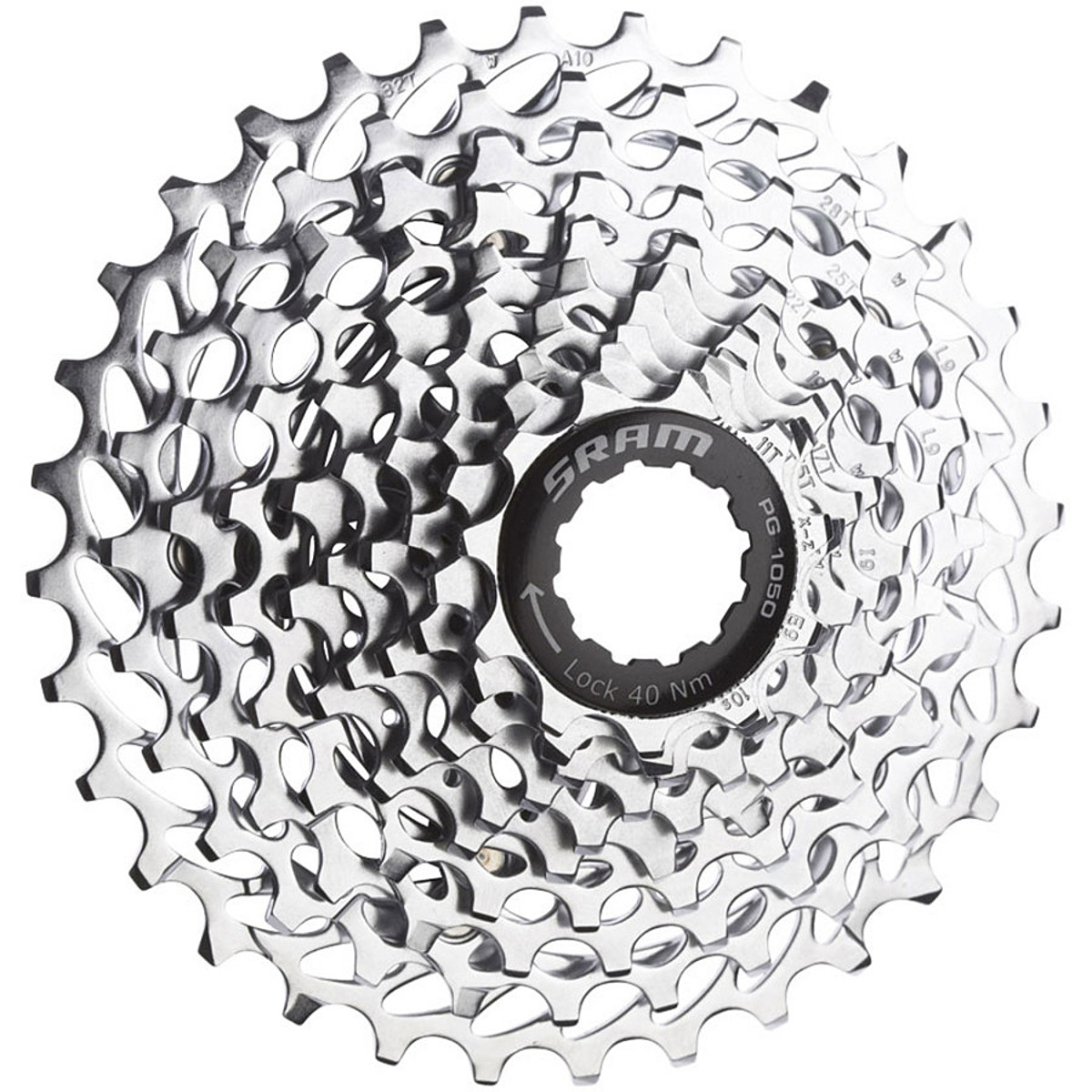 SRAM SRAM PG-1050 Cassette (10-Speed) One Color, 11x36