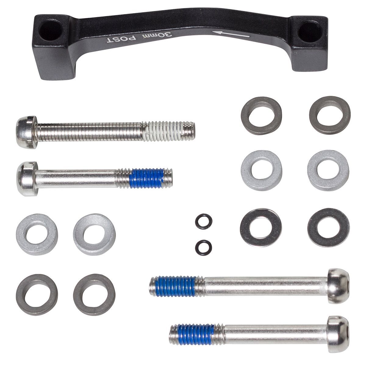 SRAM Post Mount Brake Adapter Black, 30mm, Post Mount