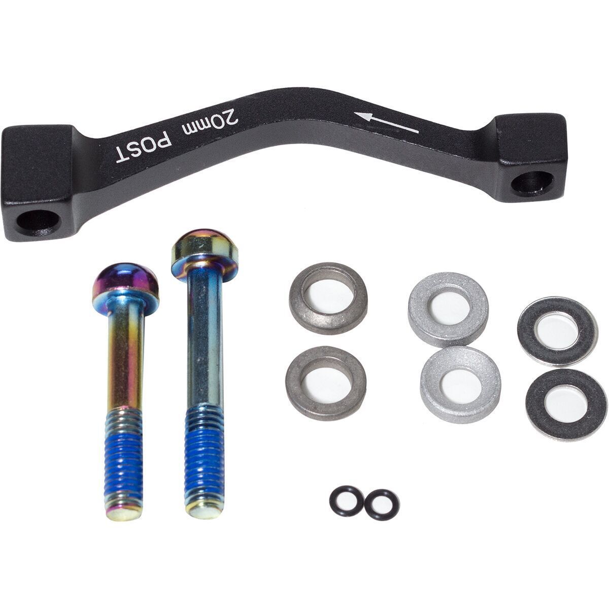 Image of SRAM Post Mount Brake Adapter Rainbow, 20mm, Post Mount