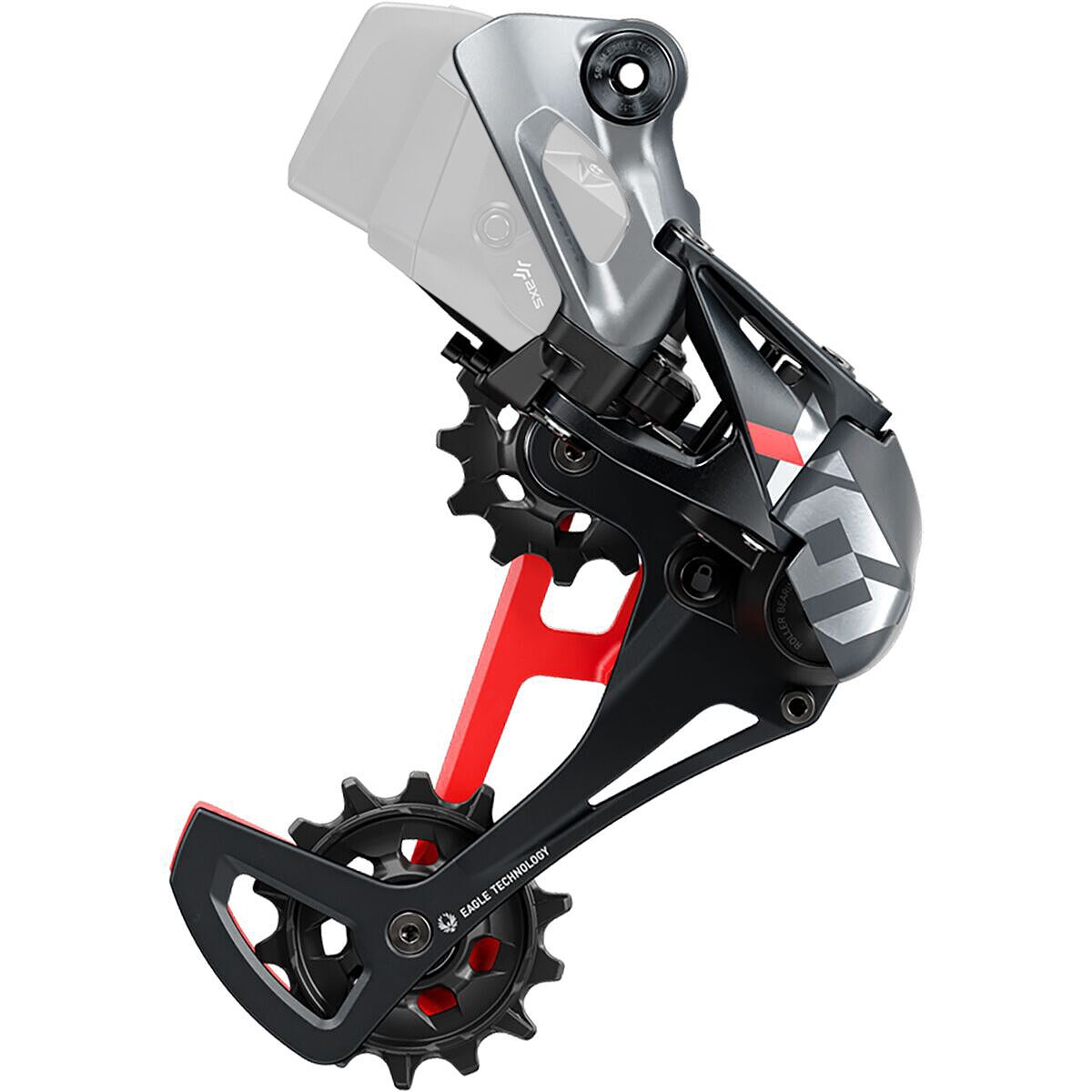 Image of SRAM X01 Eagle AXS 12-Speed Rear Derailleur Red, 52T
