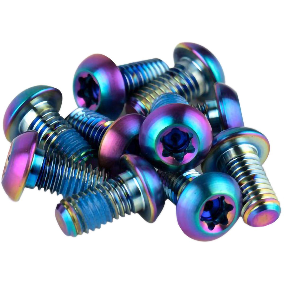 Image of SRAM Rotor Bolt Kit - Titanium Rainbow, T25