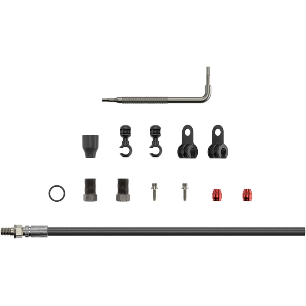 SRAM SRAM Hydraulic Brake Hose Kit Threaded Inline Crimp, Elixir 5/7/9/R/CR/X0,Guide RSC (A1),Guide R/RS (A1),DB5,Level TL